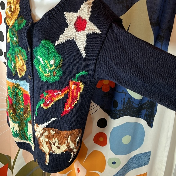 Vintage Texas Knit Sweater - Picture 3 of 7